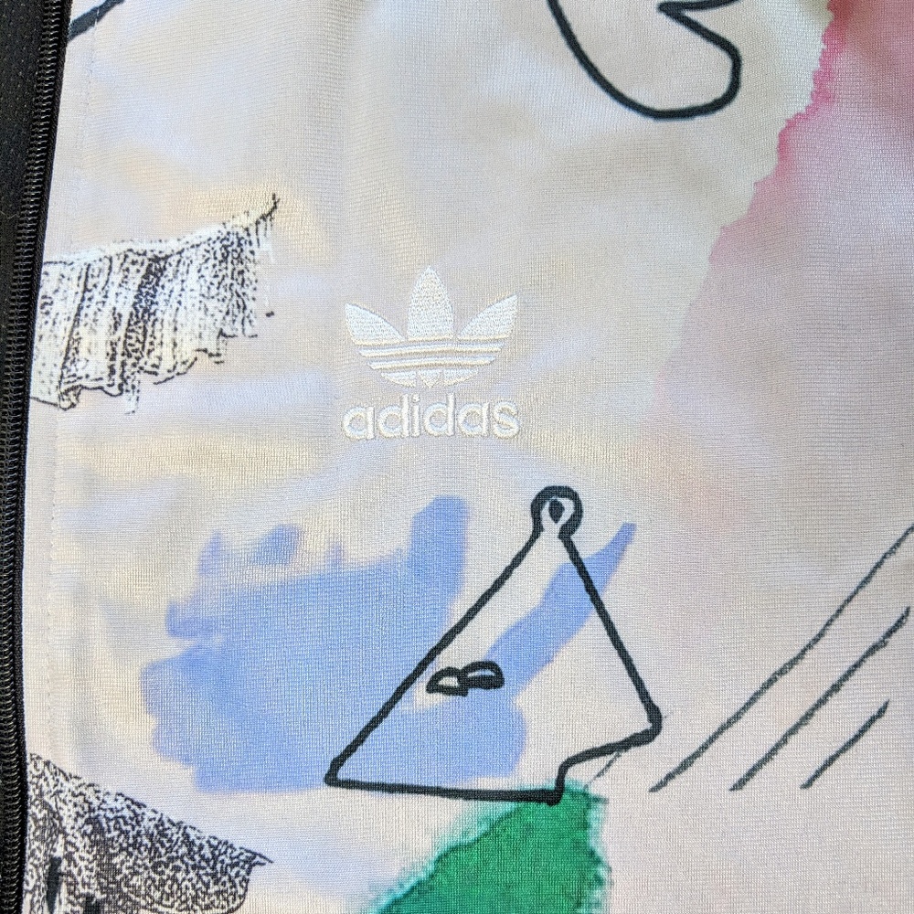NWOT Adidas Originals X Farm Printed Track Jacket - Picture 7 of 8